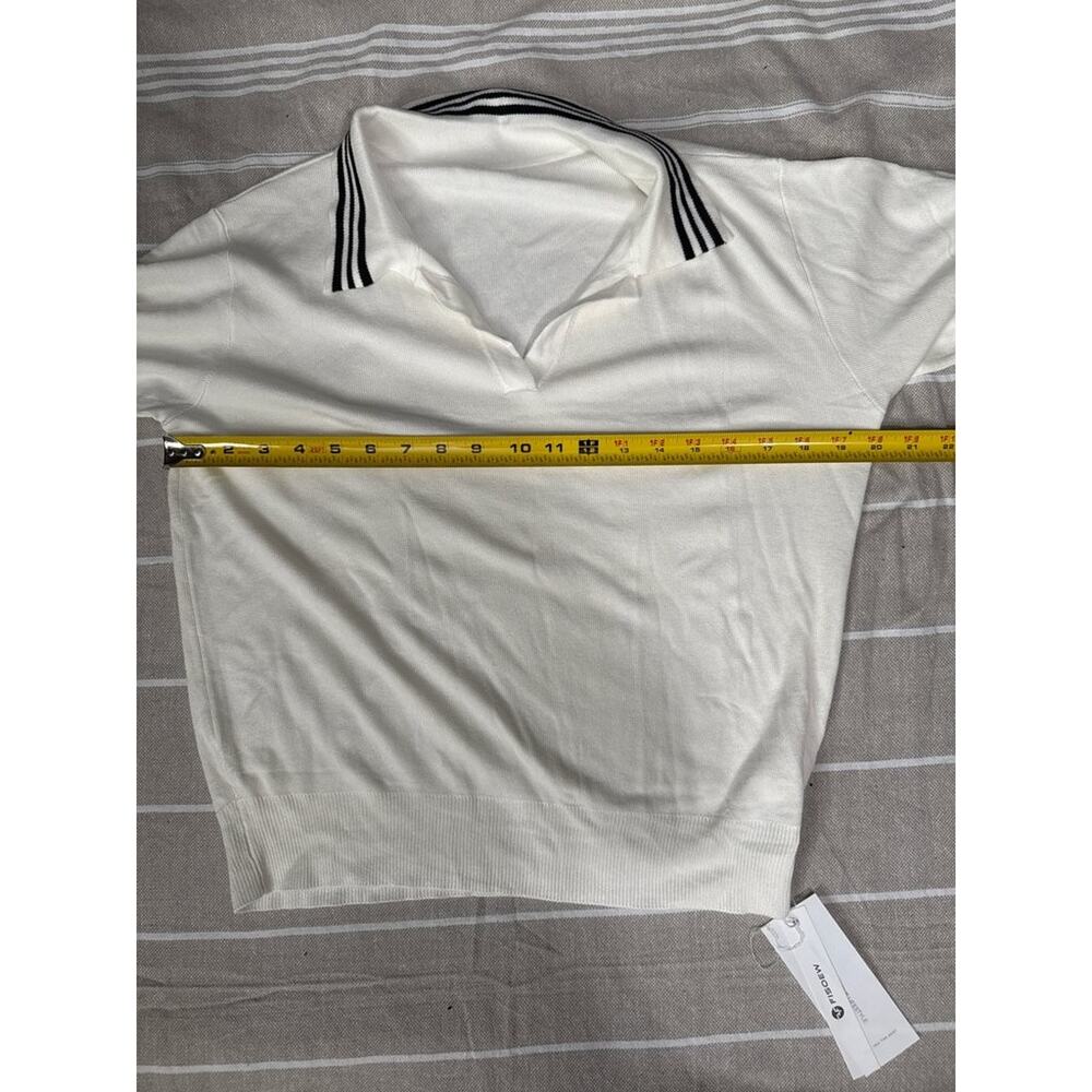 FISOEW White Polo Shirt and Pleated Skirt Set - Picture 4 of 8